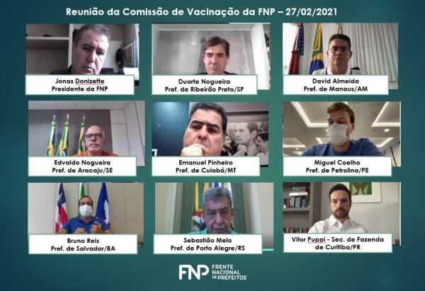 FNP inicia debate para construção de consórcio municipal para compra de vacinas